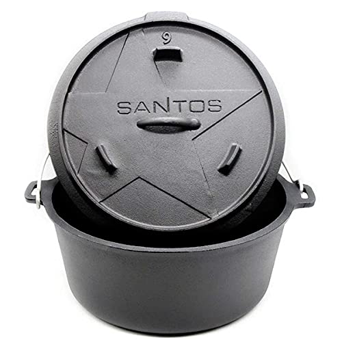 santos-dutch-oven-8-5-l-9-qt-gusseisen-feuertopf-mit-deckel image 8