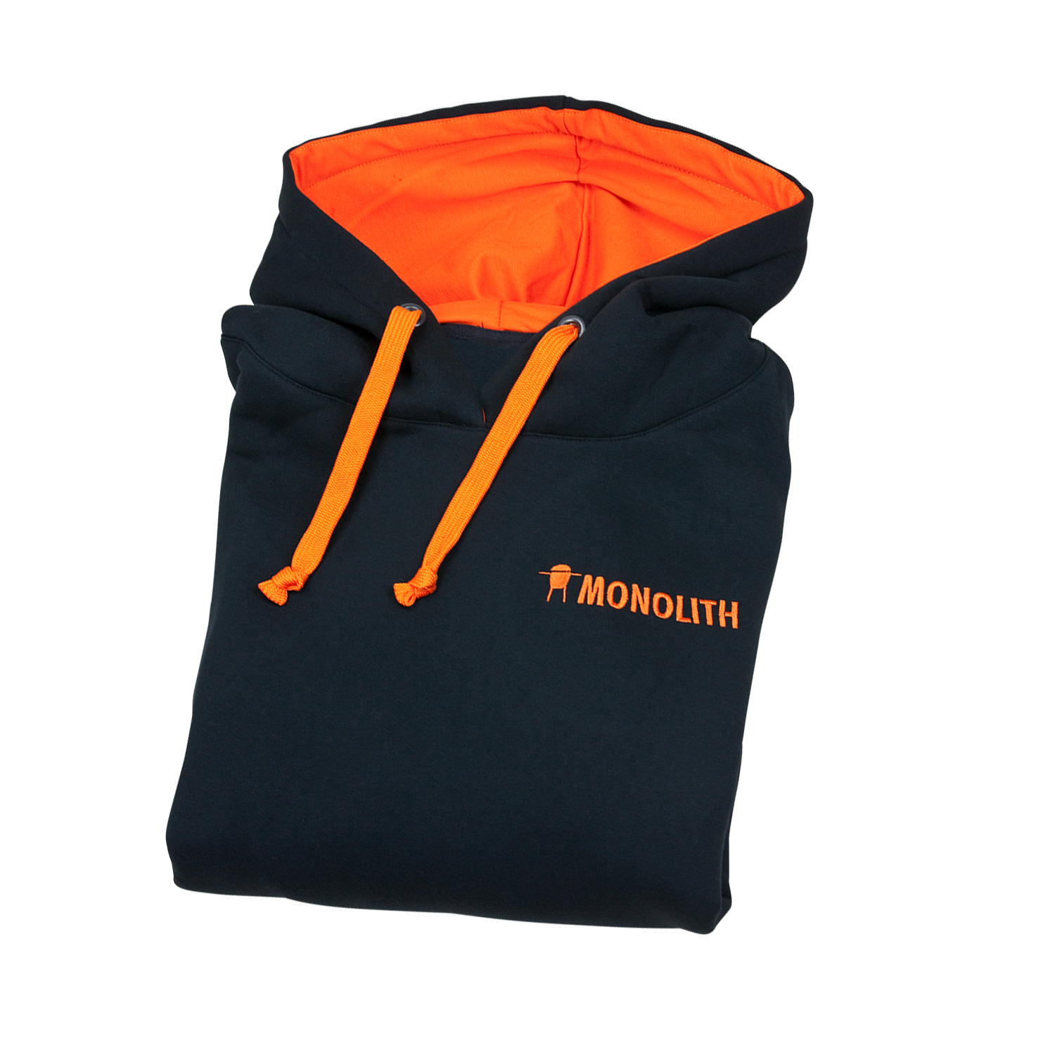monolith-hoodie-schwarz-mit-kapuze-und-k-ngurutasche image 2