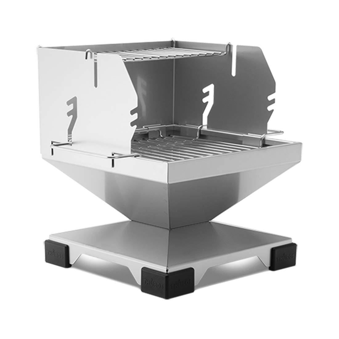 th-ros-t1-holzkohle-tischgrill-edelstahl-30x30-cm-modular image 7