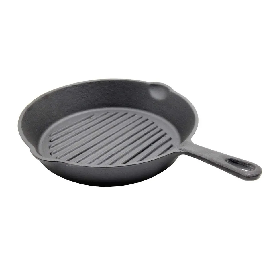 santos-grillpfanne-gusseisen-25-cm-rund-mit-griff image 1