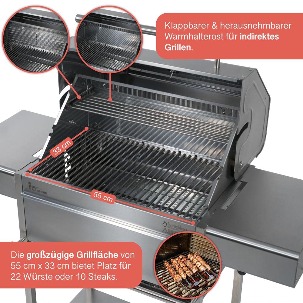 schickling-premio-ii-barbecue-holzkohlegrill-edelstahl-grillwagen-mit-deckel-gri image 4