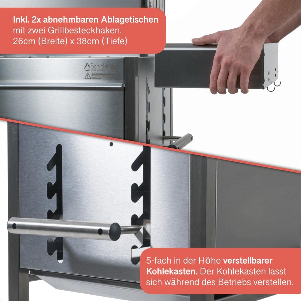 schickling-premio-ii-barbecue-holzkohlegrill-edelstahl-grillwagen-mit-deckel-gri image 7