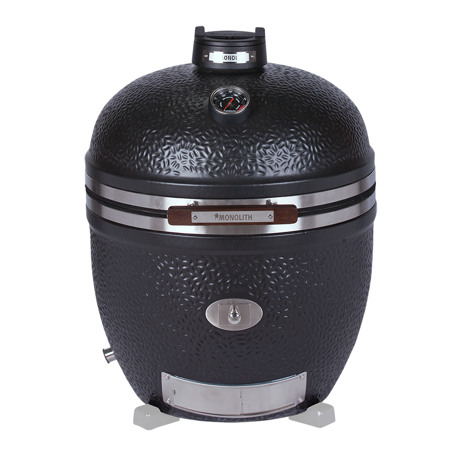 monolith-kamado-avantgarde-66-lechef-52-cm-schwarz-satin-finish image 1