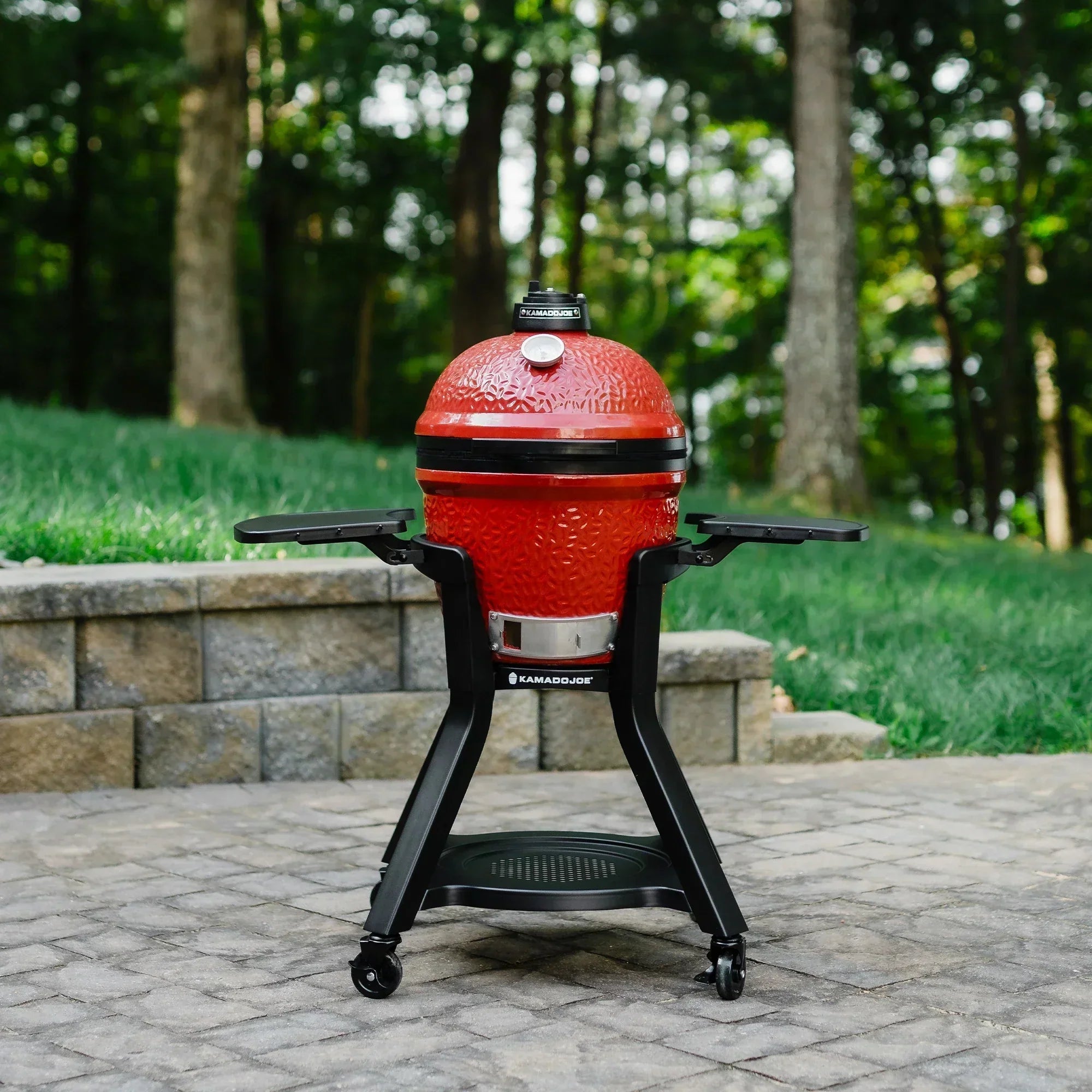 kamado-joe-joe-jr-essentials-pack-tragbarer-keramik-holzkohlegrill-34-cm image 4