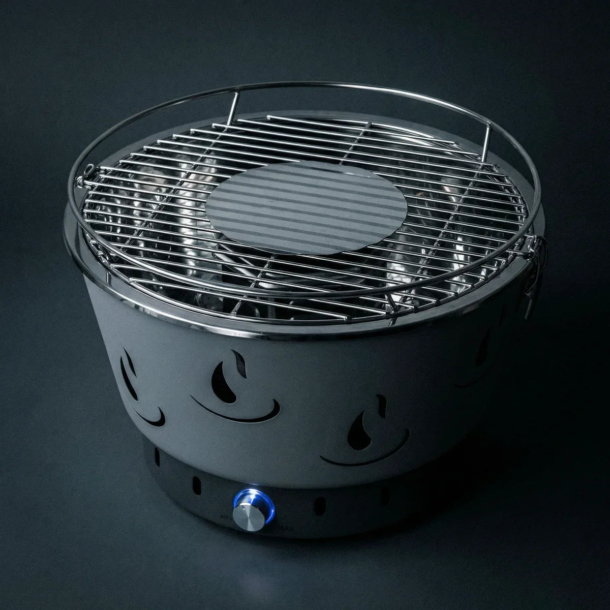 activa-tischgrill-airbroil-anthrazit-kompakter-holzkohlegrill-mit-aktivbel-ftung image 3