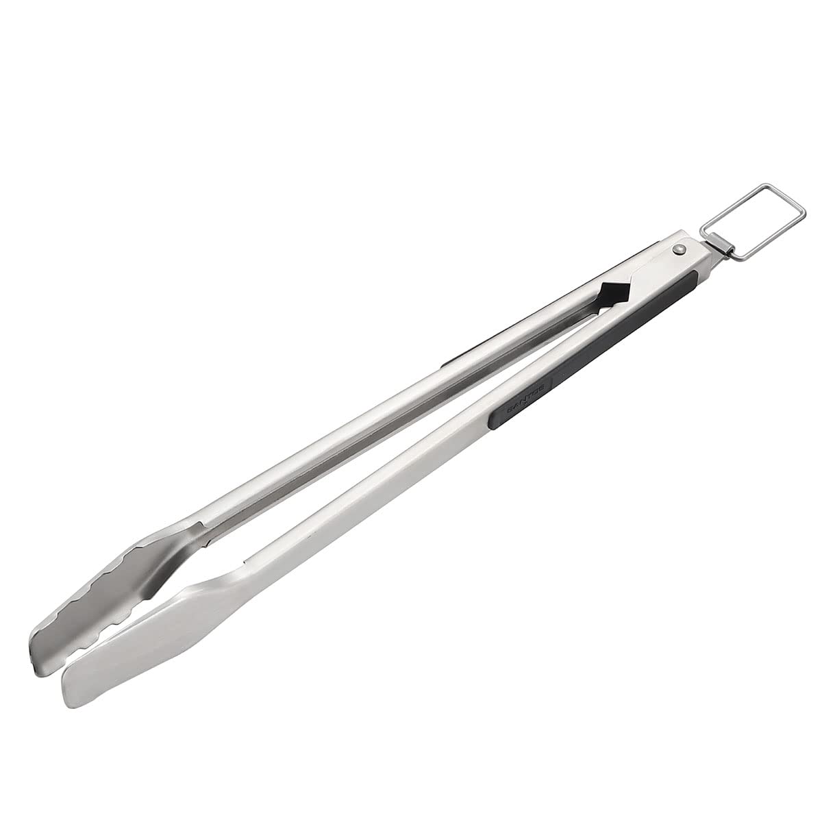 santos-edelstahl-grillzange-37-cm-eckiger-kopf-geb-rstet image 5