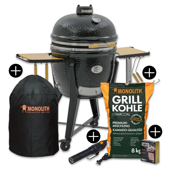 monolith-starterset-two-66-lechef-kamado-grill-komplettset image 1