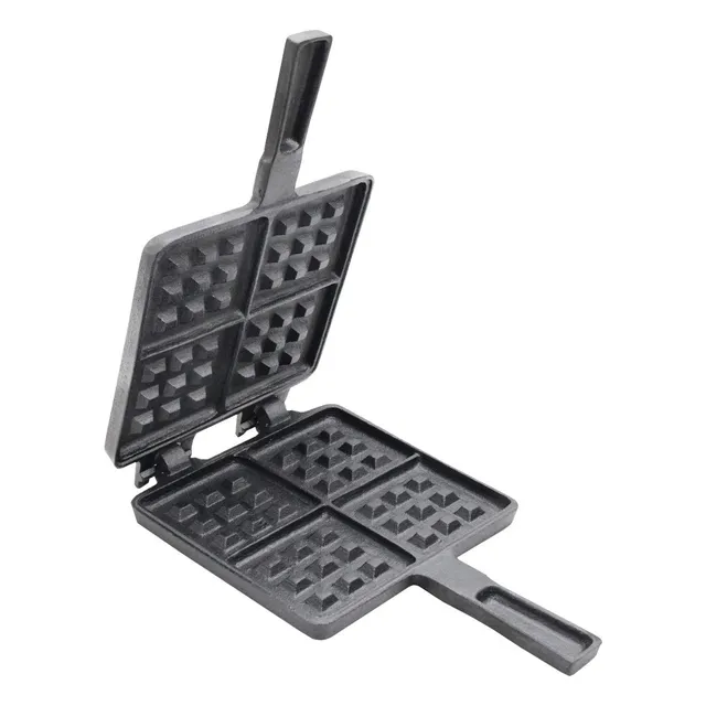 santos-xl-waffeleisen-gusseisen-eckig-17-5x18-5-cm-doppel-waffelmaker-f-r-grill image 1
