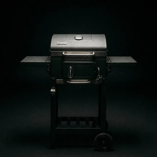 activa-angular-smart-grillwagen-holzkohlegrill-mit-kurbel-und-gussrost image 1