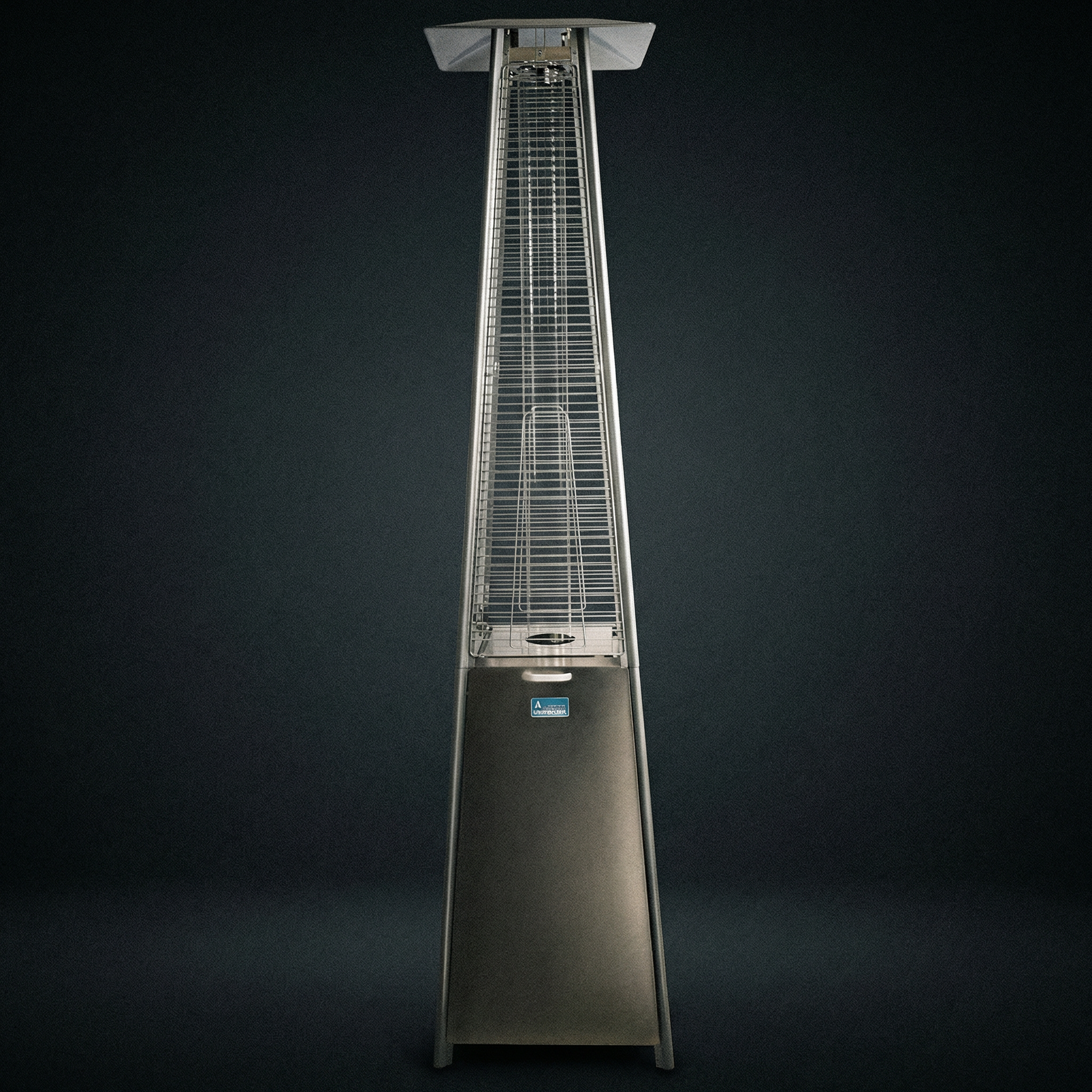activa-cheops-pyramide-i-gas-heizstrahler-mit-piezoz-ndung-und-reflektorschirm image 2