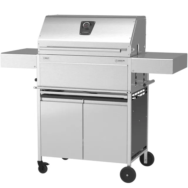 schickling-holzkohlegrill-walter-xl-deluxe-grillwagen-edelstahl-71x45-cm image 1