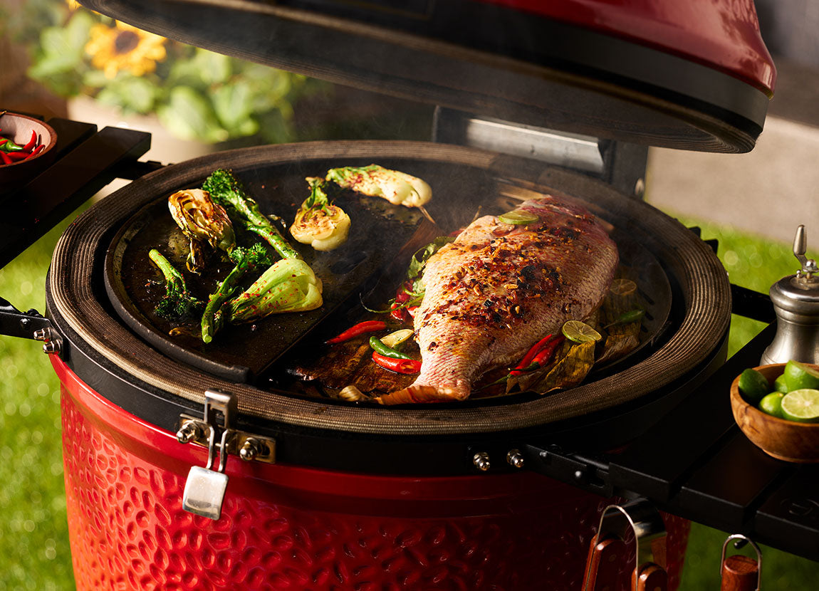 kamado-joe-halbmond-speckstein-grillplatte image 2
