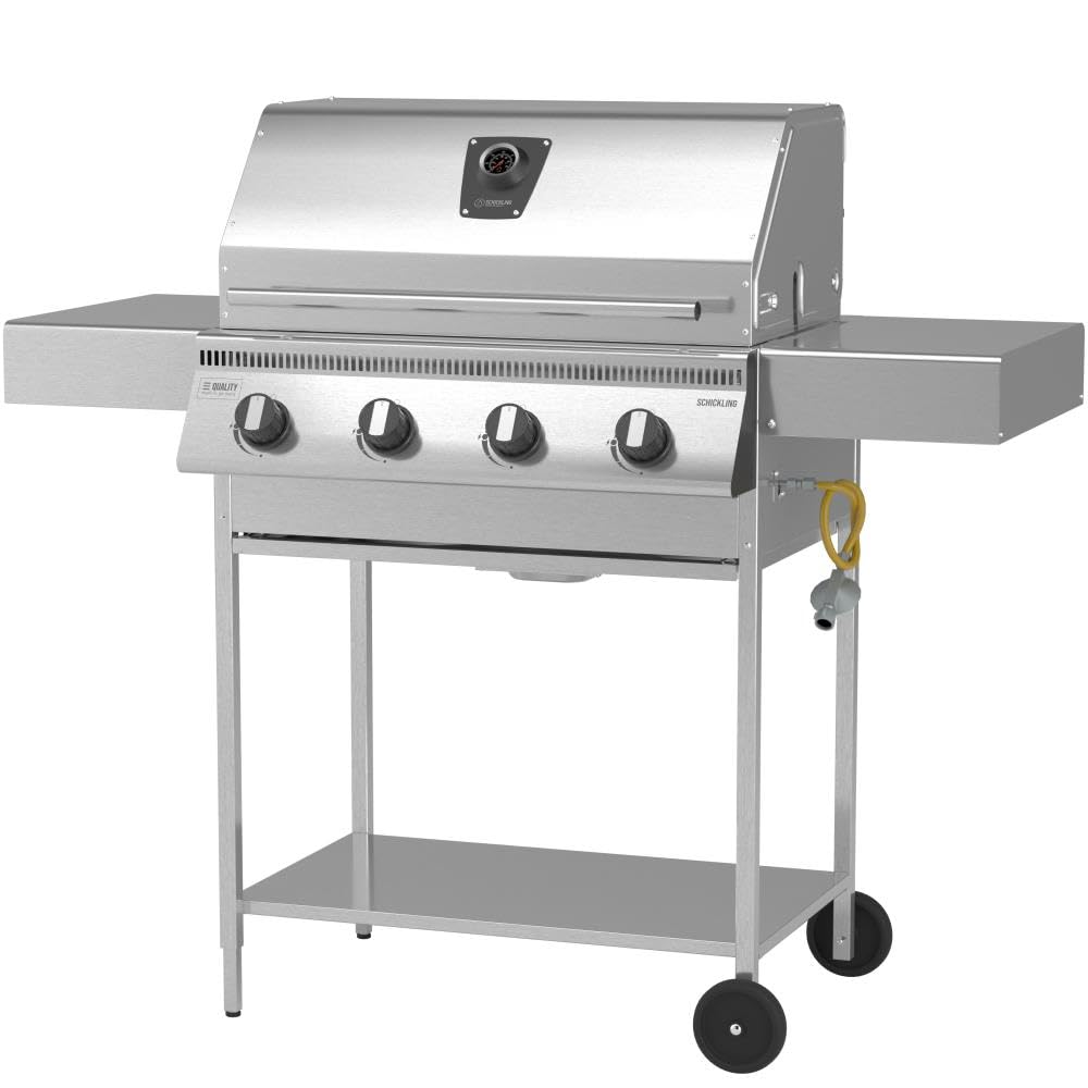 schickling-hermann-xl-classic-gasgrill-grillwagen-edelstahl-4-brenner-20-kw image 1