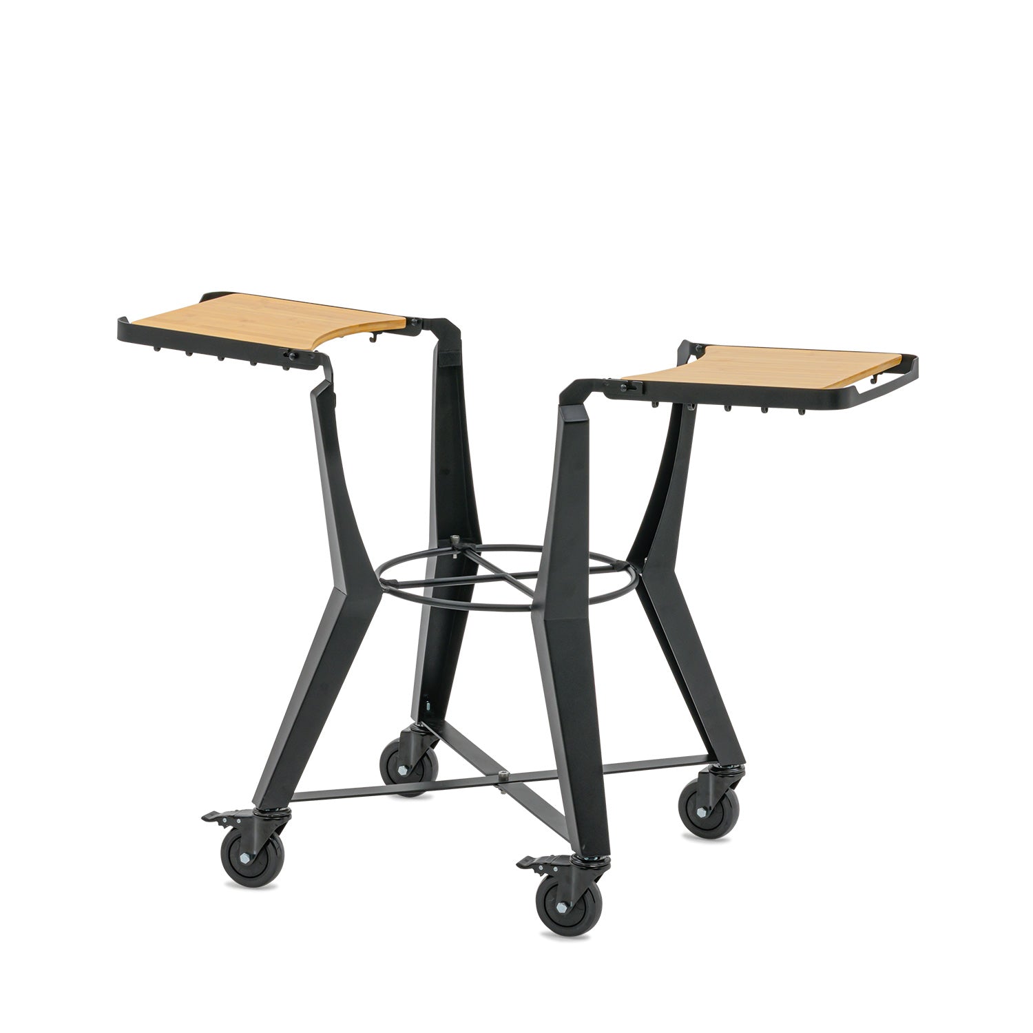 monolith-gestell-set-two-55-classic-kamado-grillwagen-mattschwarz-mit-bambus-sei image 3