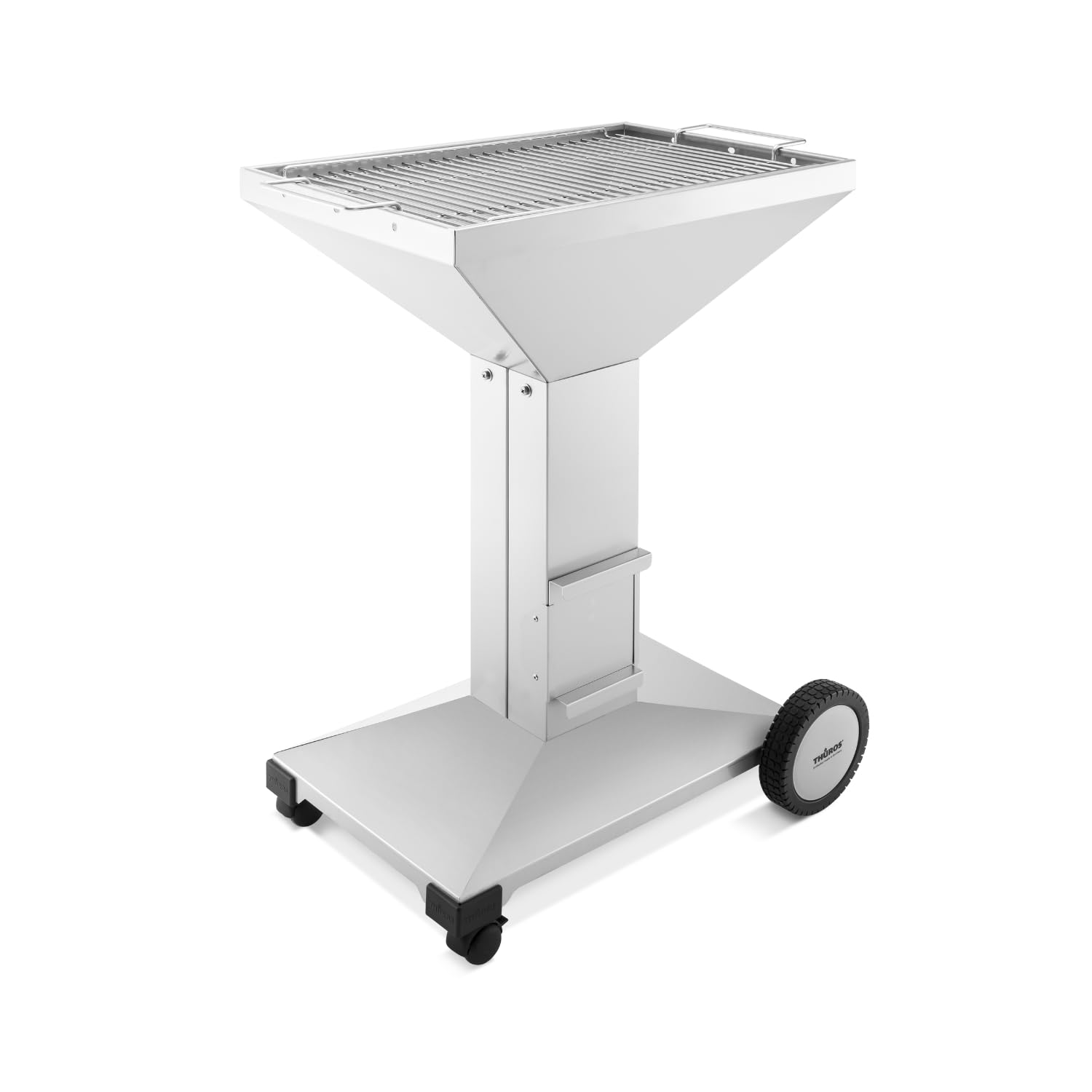 th-ros-t4-plattenfu-fahrbar-edelstahl-holzkohlegrill-40x60-cm-grau image 1