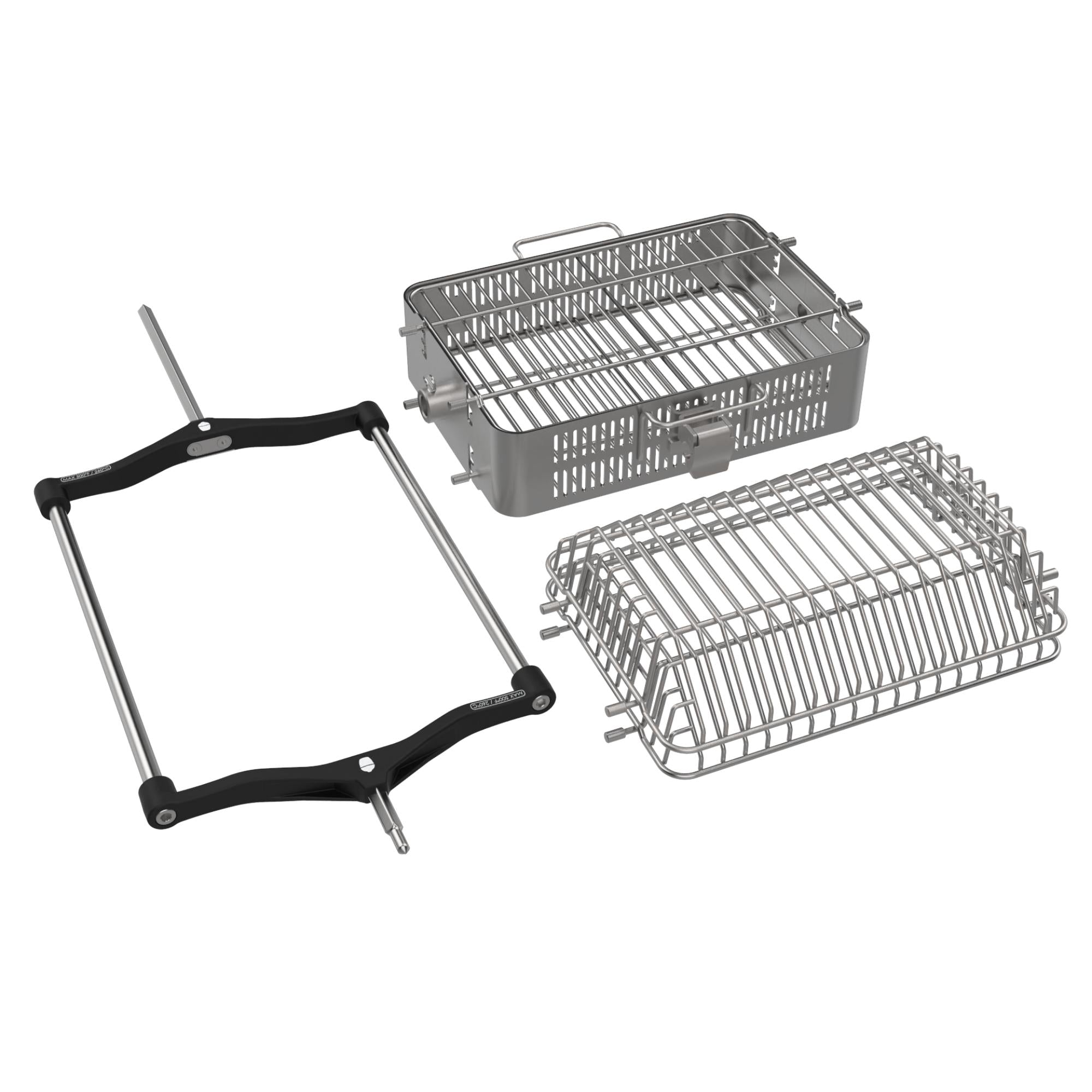 kamado-joe-joetisserie-korb-kit-drehspie-korb-set image 1