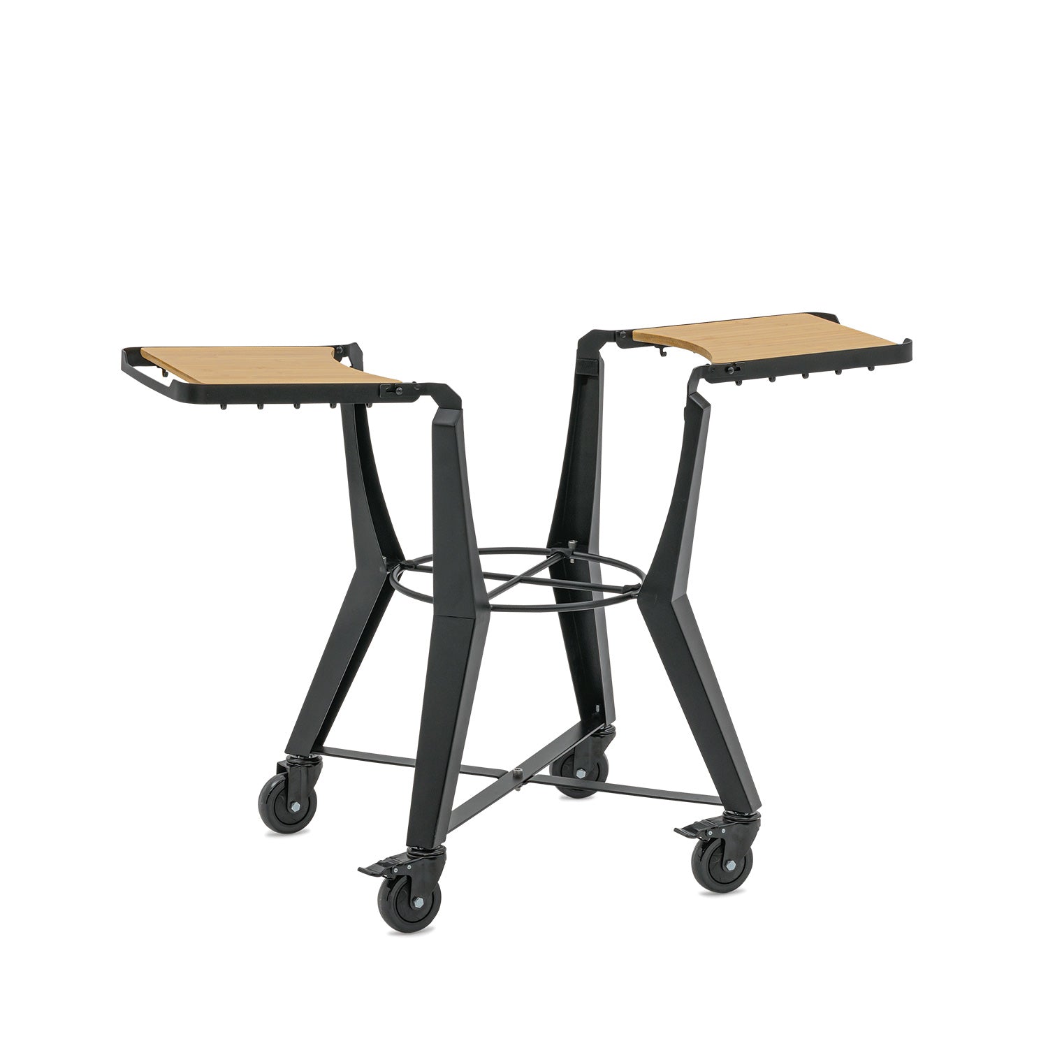 monolith-gestell-set-two-55-classic-kamado-grillwagen-mattschwarz-mit-bambus-sei image 2