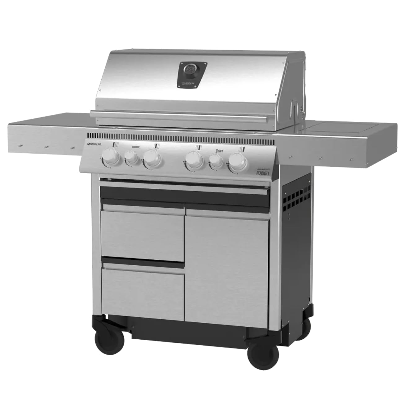 schickling-rocket-gasgrill-4-brenner-mit-backburner-drehspie-und-800-c-keramikbr image 1