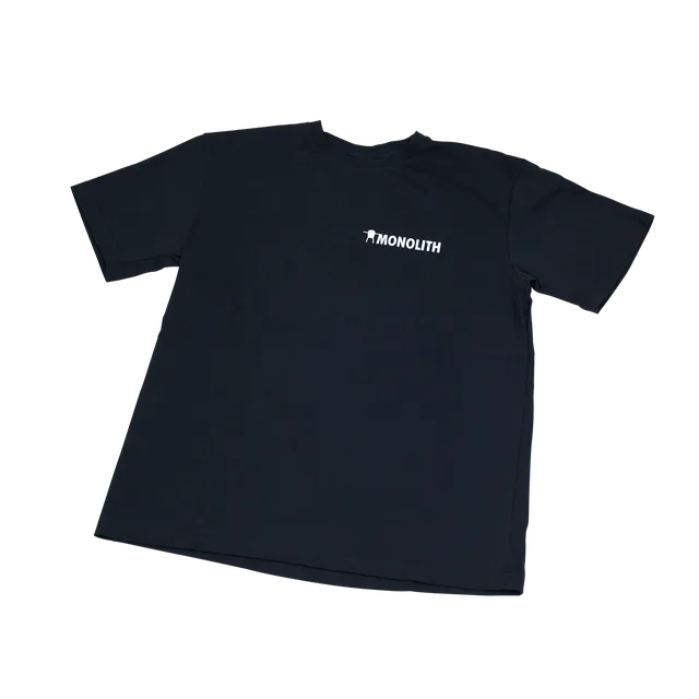 monolith-t-shirt-schwarz-classic-fit-aus-100-baumwolle image 1
