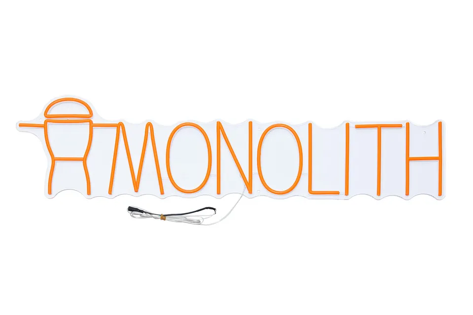 monolith-neon-sign-large-orange-led-neonschild-mit-netzteil image 1
