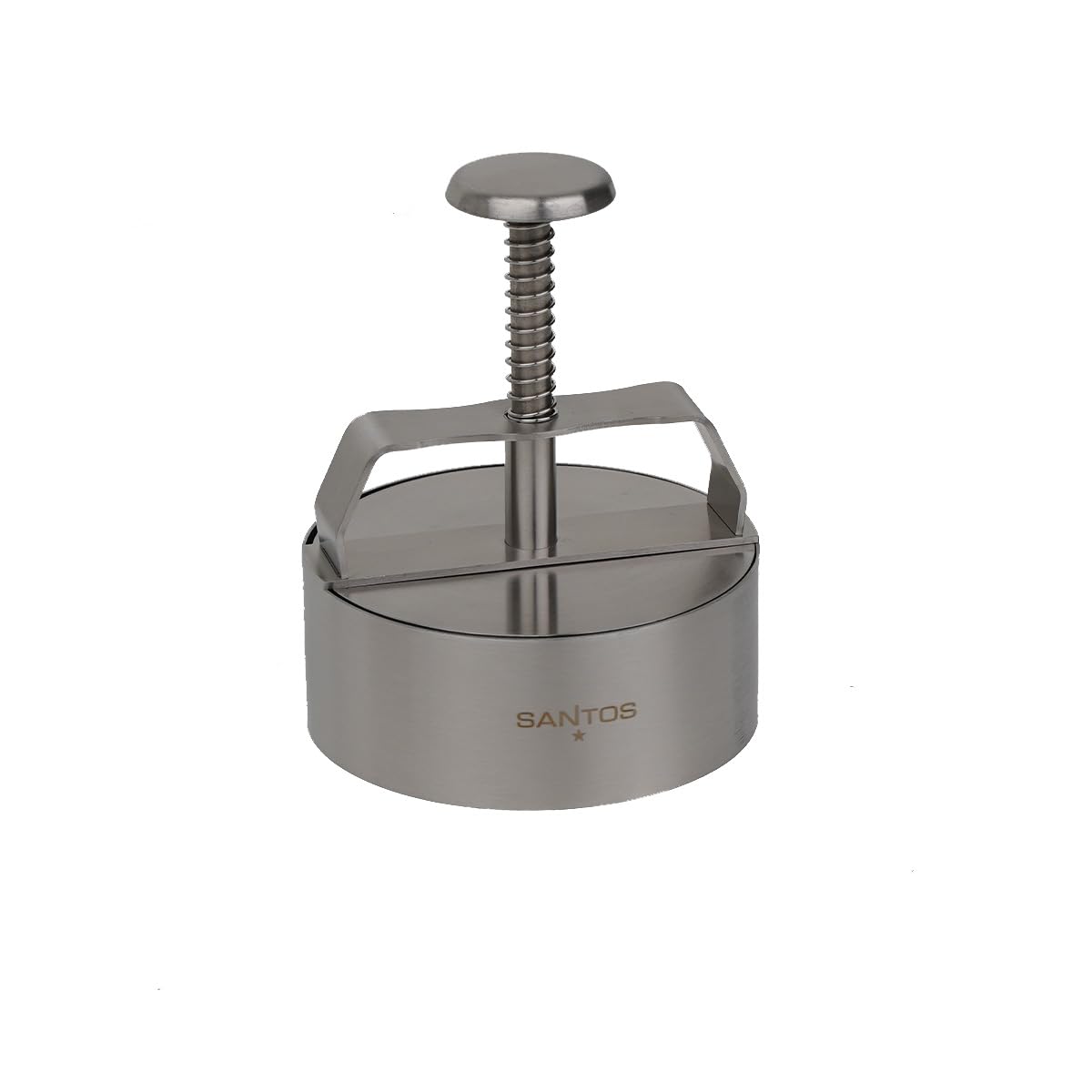 santos-profi-burgerpresse-edelstahl-patty-presse-11-cm-mit-feder image 2
