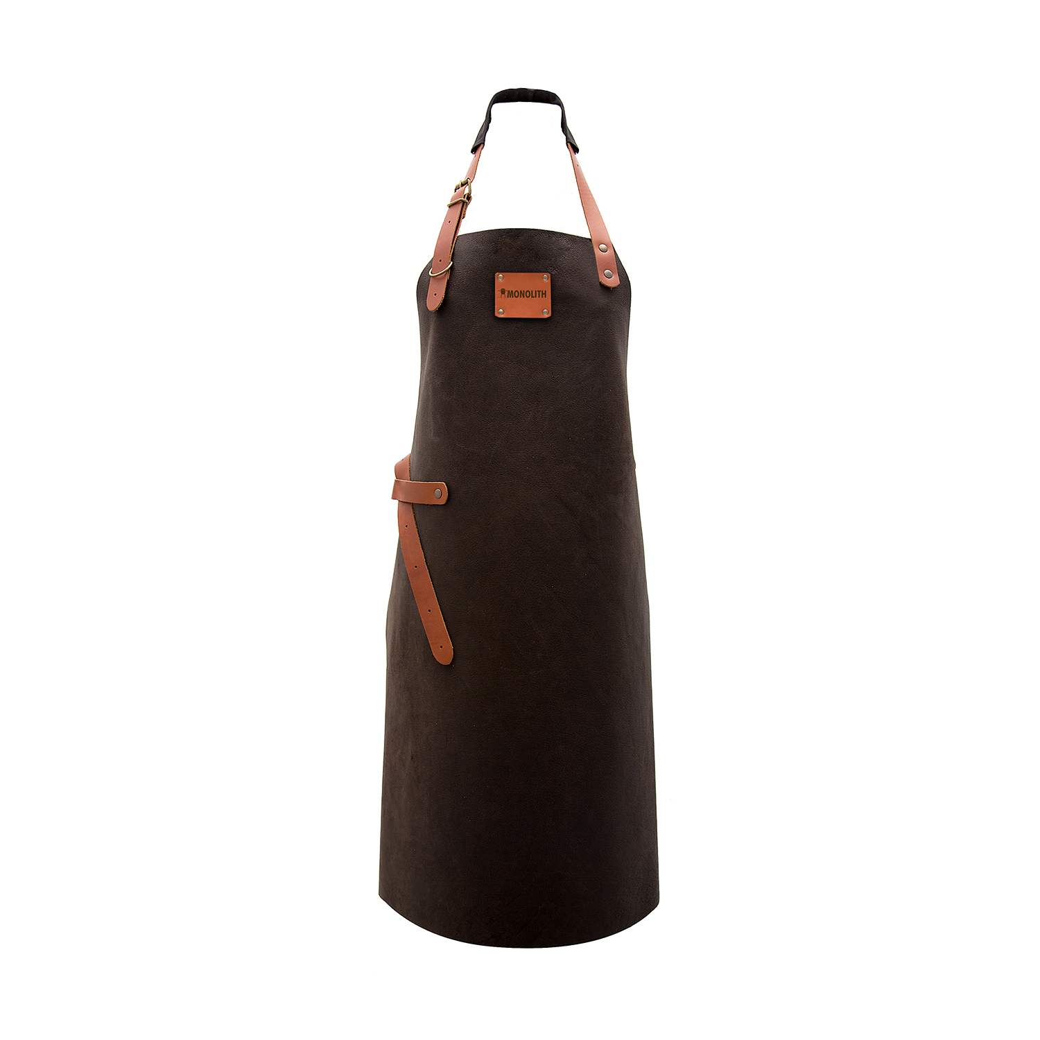 monolith-ledersch-rze-braun-aus-echtleder-grillsch-rze-verstellbar image 5