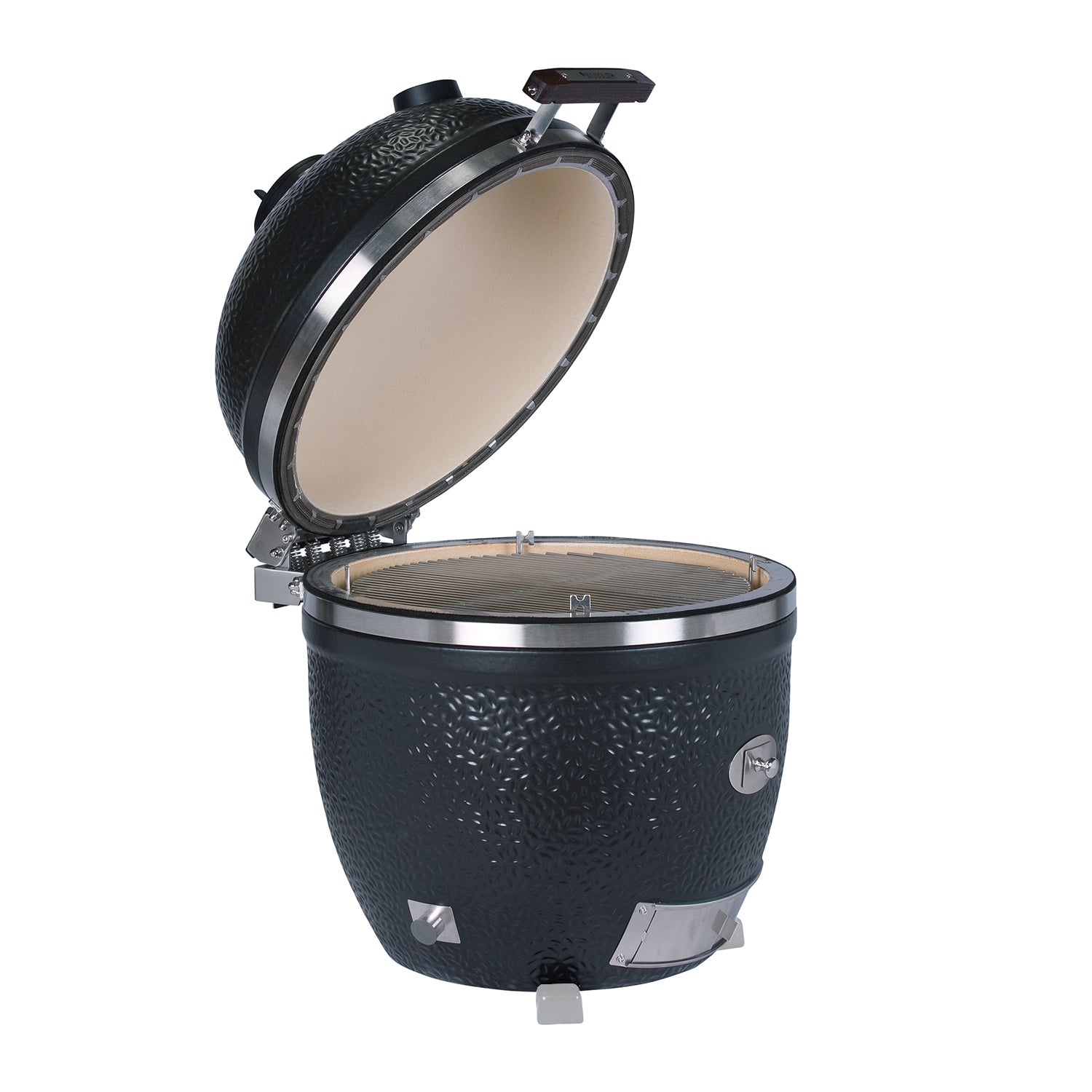 monolith-kamado-avantgarde-66-lechef-52-cm-schwarz-satin-finish image 2