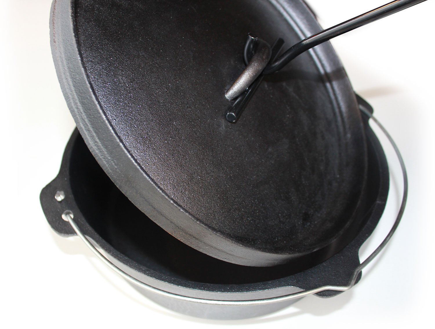 santos-stahl-deckelheber-35-cm-schwarz-dutch-oven-lifter image 7