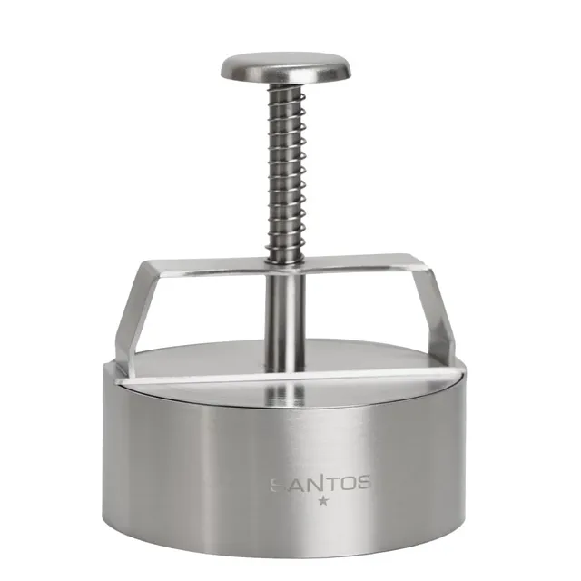 santos-profi-burgerpresse-edelstahl-patty-presse-11-cm-mit-feder image 1