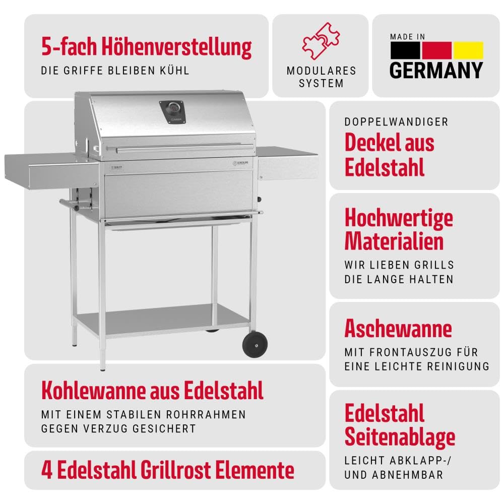 schickling-holzkohlegrill-walter-xl-classic-edelstahl-grillwagen-71x45-cm image 2