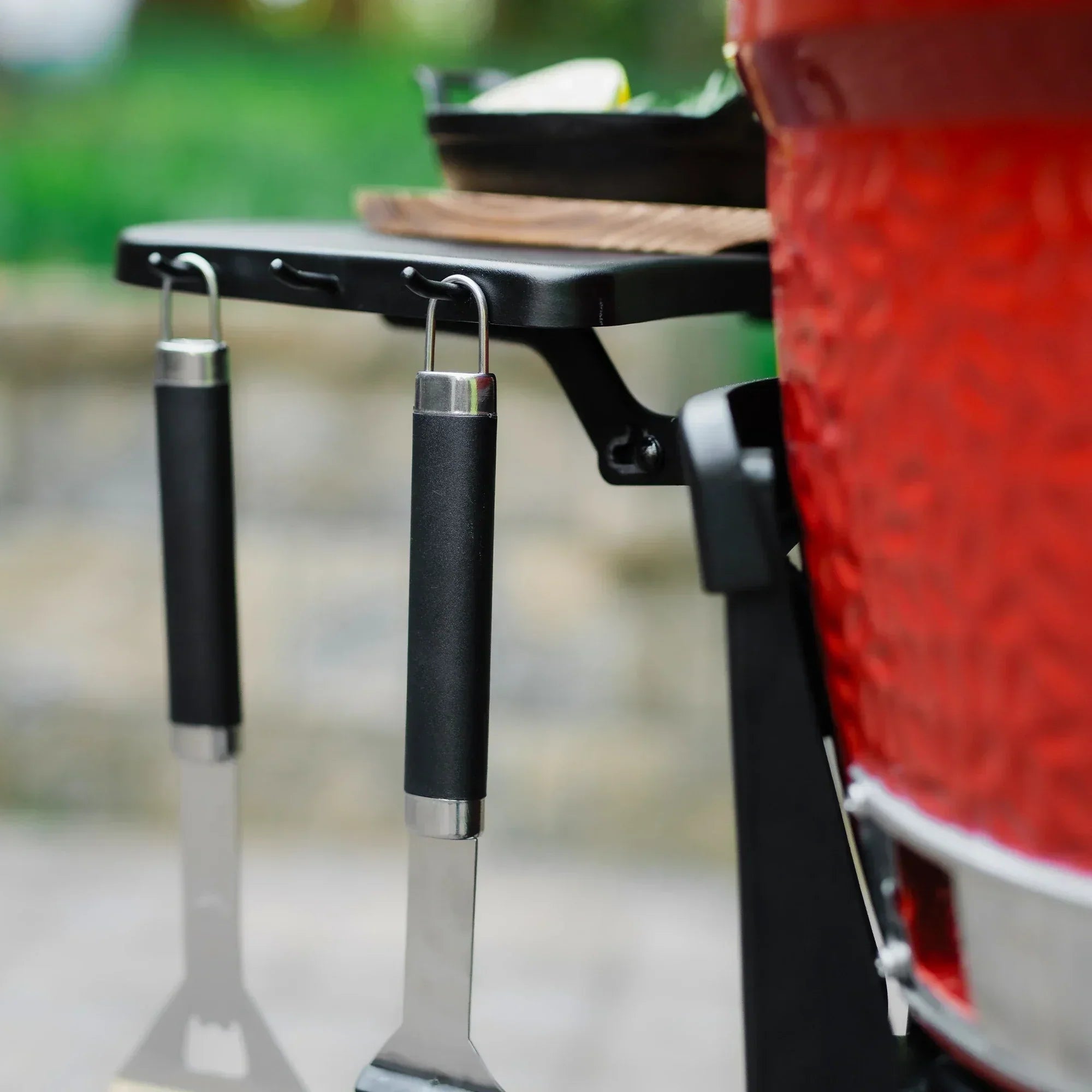 kamado-joe-joe-jr-essentials-pack-tragbarer-keramik-holzkohlegrill-34-cm image 5