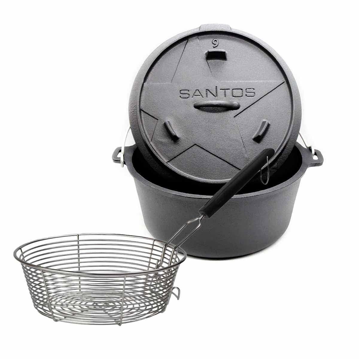 santos-dutch-oven-8-5-l-9-qt-gusseisen-feuertopf-mit-deckel image 7