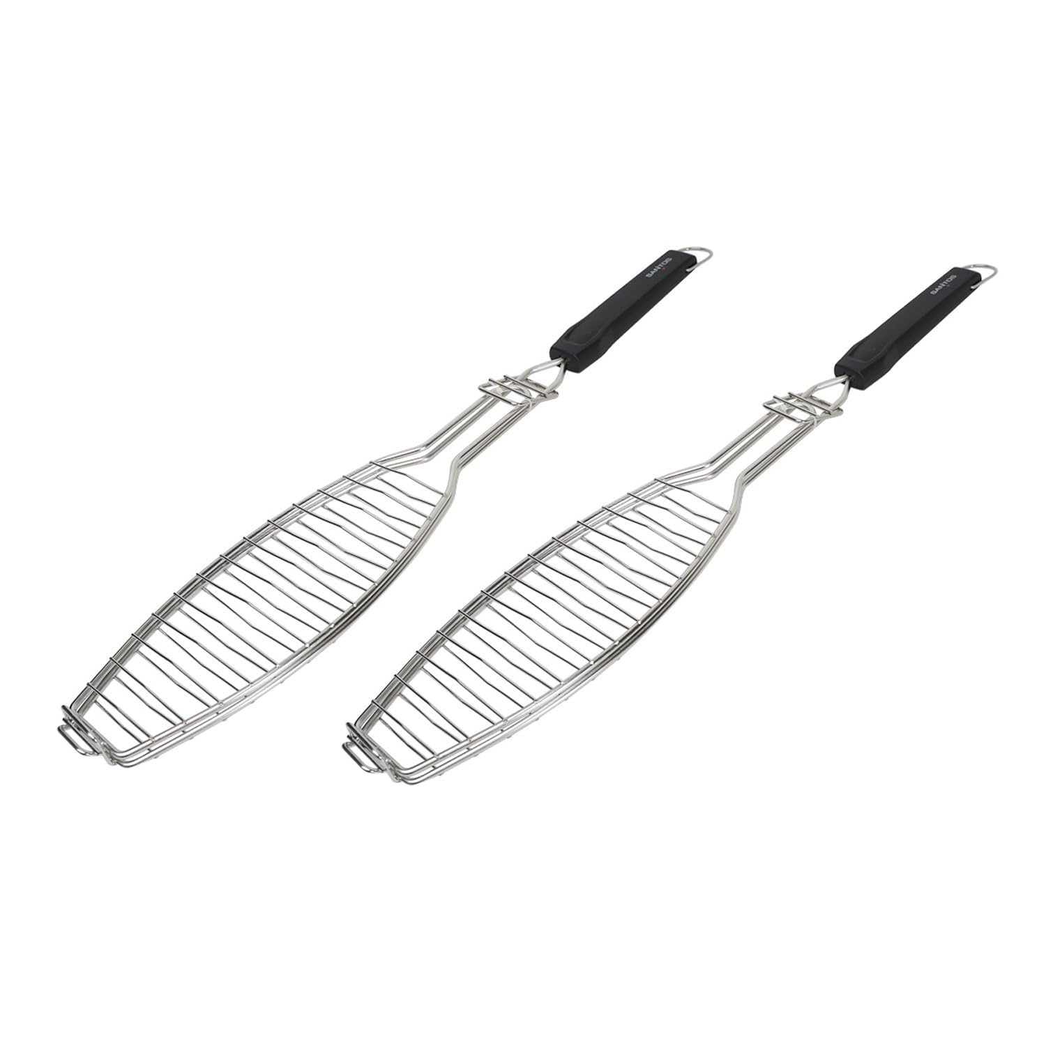 santos-2x-xl-fischbr-ter-61-5-cm-edelstahl-fisch-grillkorb-f-r-fische-bis-33-cm image 2