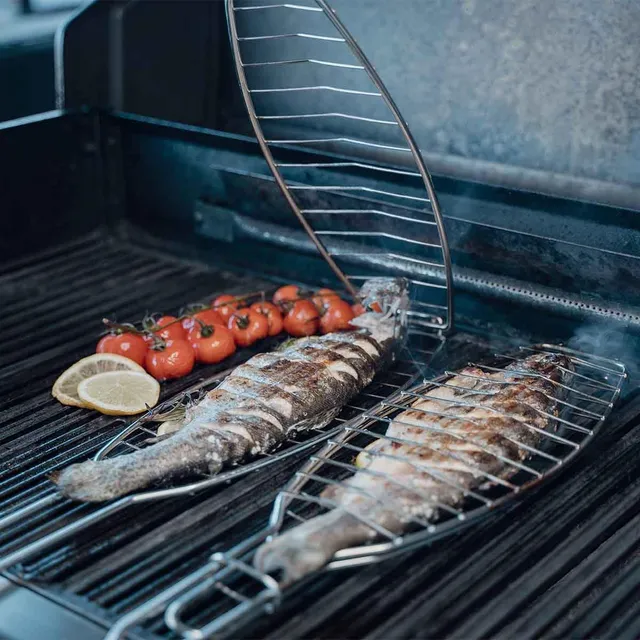 santos-2x-xl-fischbr-ter-61-5-cm-edelstahl-fisch-grillkorb-f-r-fische-bis-33-cm image 1