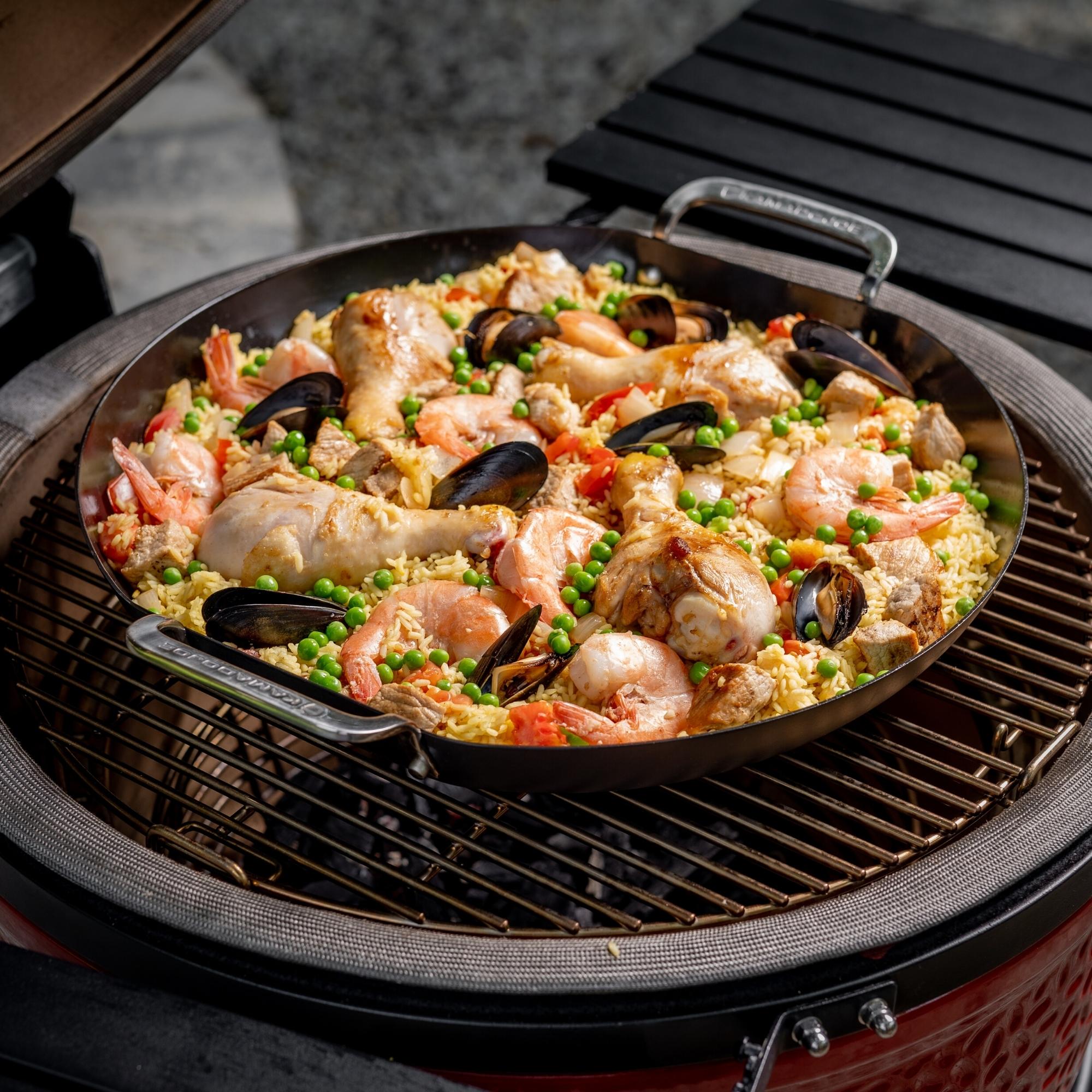 kamado-joe-karbon-steel-paella-pfanne-f-r-keramikgrill image 4