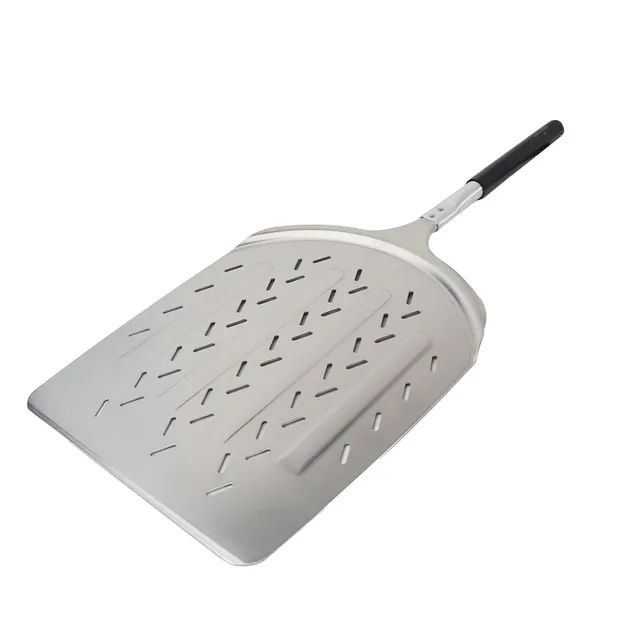 santos-pizzaschieber-pizzaschaufel-gelocht-30-5-x-43-cm-aluminium-mit-holzgriff image 1