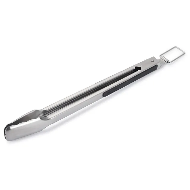 santos-edelstahl-grillzange-37-cm-eckiger-kopf-geb-rstet image 1