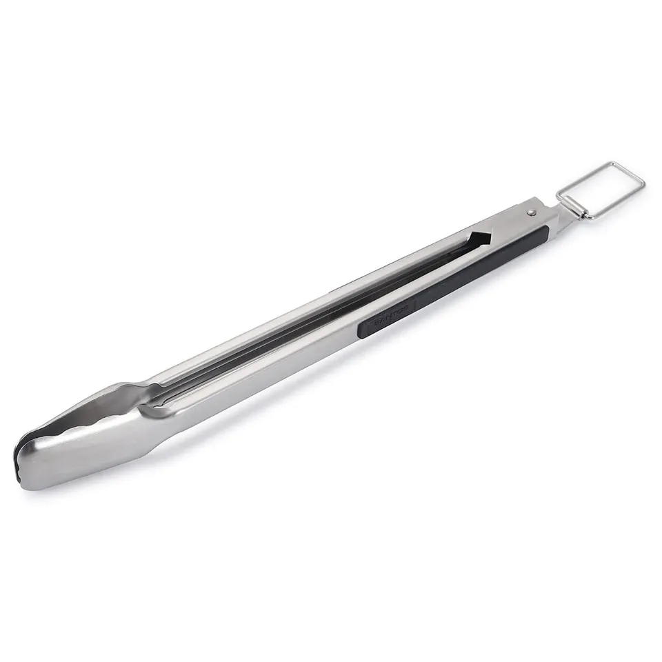 santos-edelstahl-grillzange-37-cm-eckiger-kopf-geb-rstet image 1