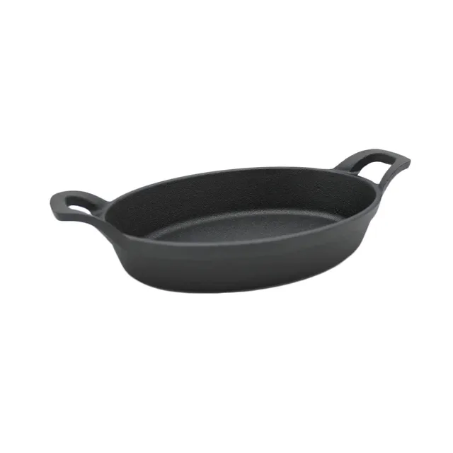santos-gusseisenpfanne-oval-22x15cm-mit-2-griffen image 1
