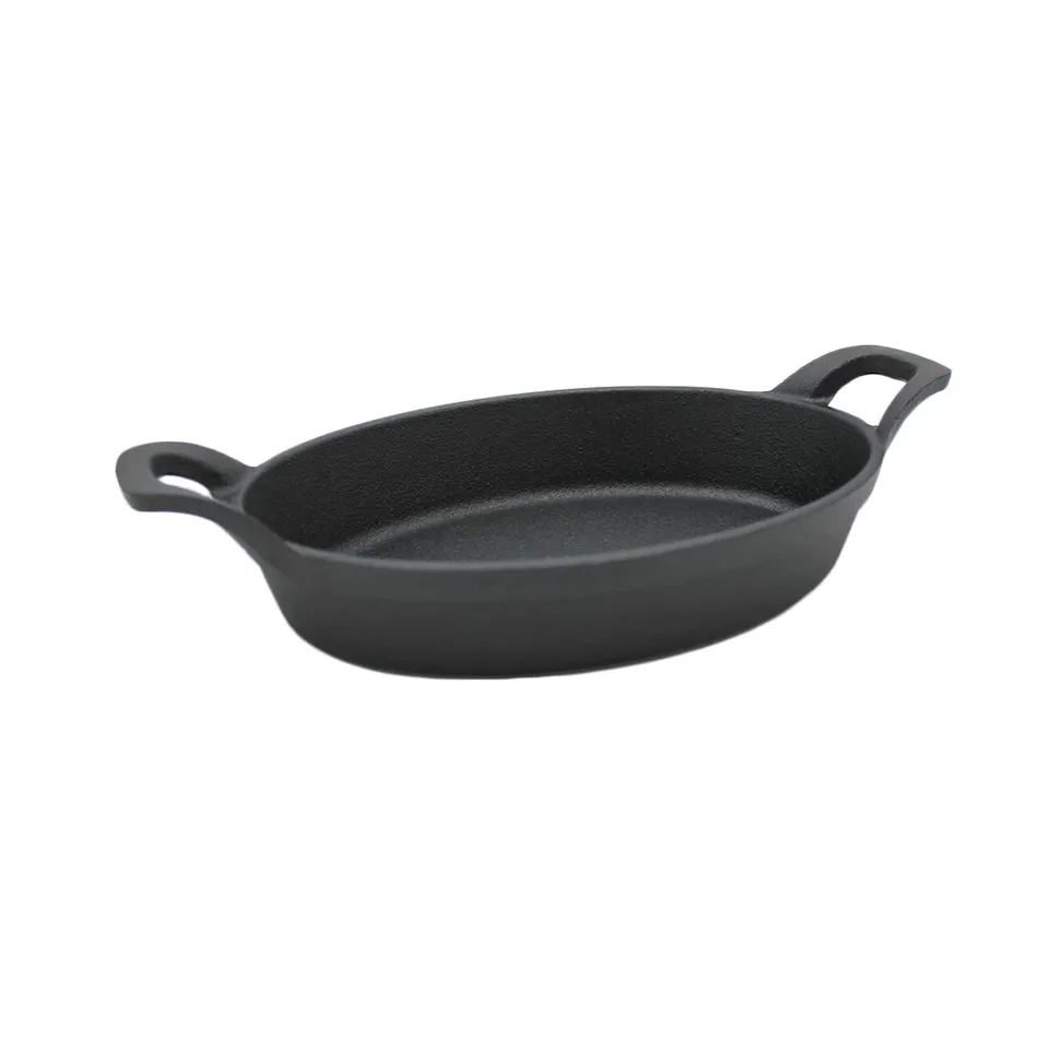 santos-gusseisenpfanne-oval-22x15cm-mit-2-griffen image 1