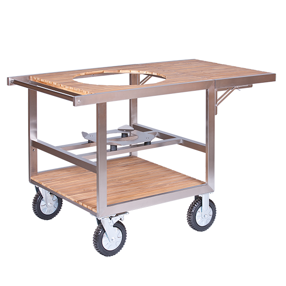 monolith-buggy-inkl-seitentisch-55-classic-edelstahl-grillwagen image 1