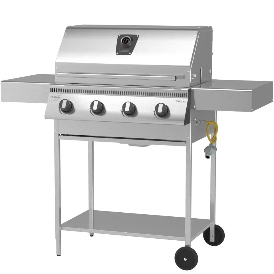schickling-hermann-xl-classic-gasgrill-grillwagen-edelstahl-4-brenner-20-kw image 1