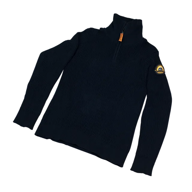 monolith-pullover-schwarz-aus-baumwolle-mit-rei-verschluss image 1