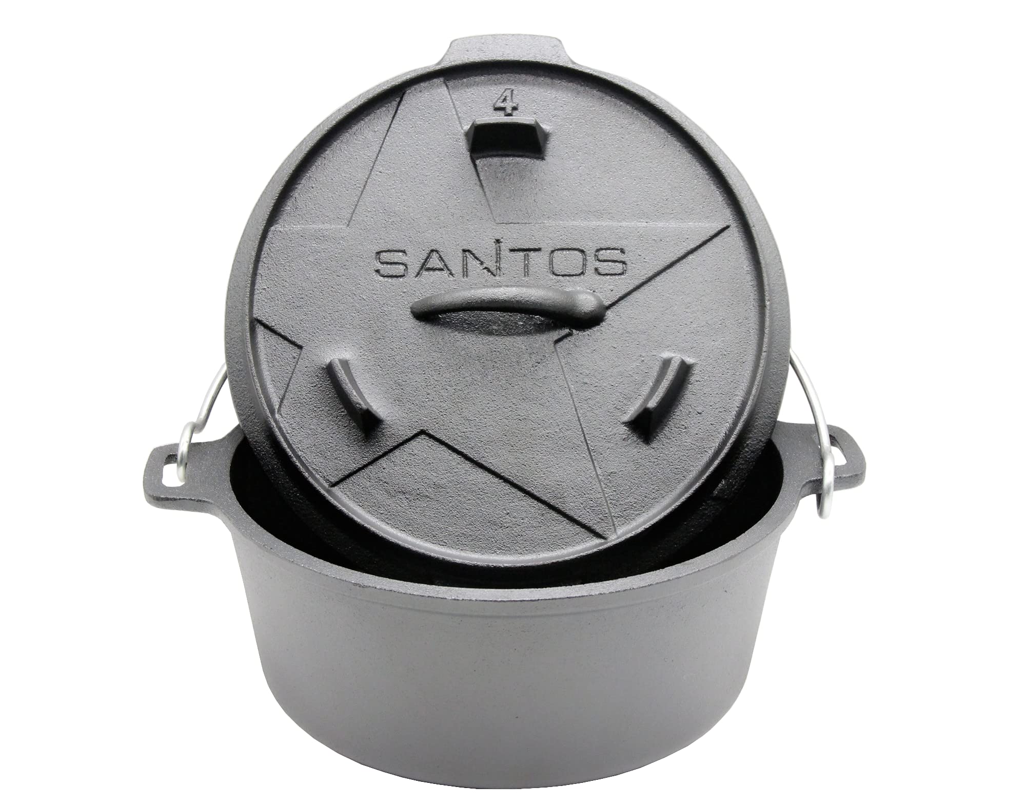 santos-dutch-oven-8-5-l-9-qt-gusseisen-feuertopf-mit-deckel image 6