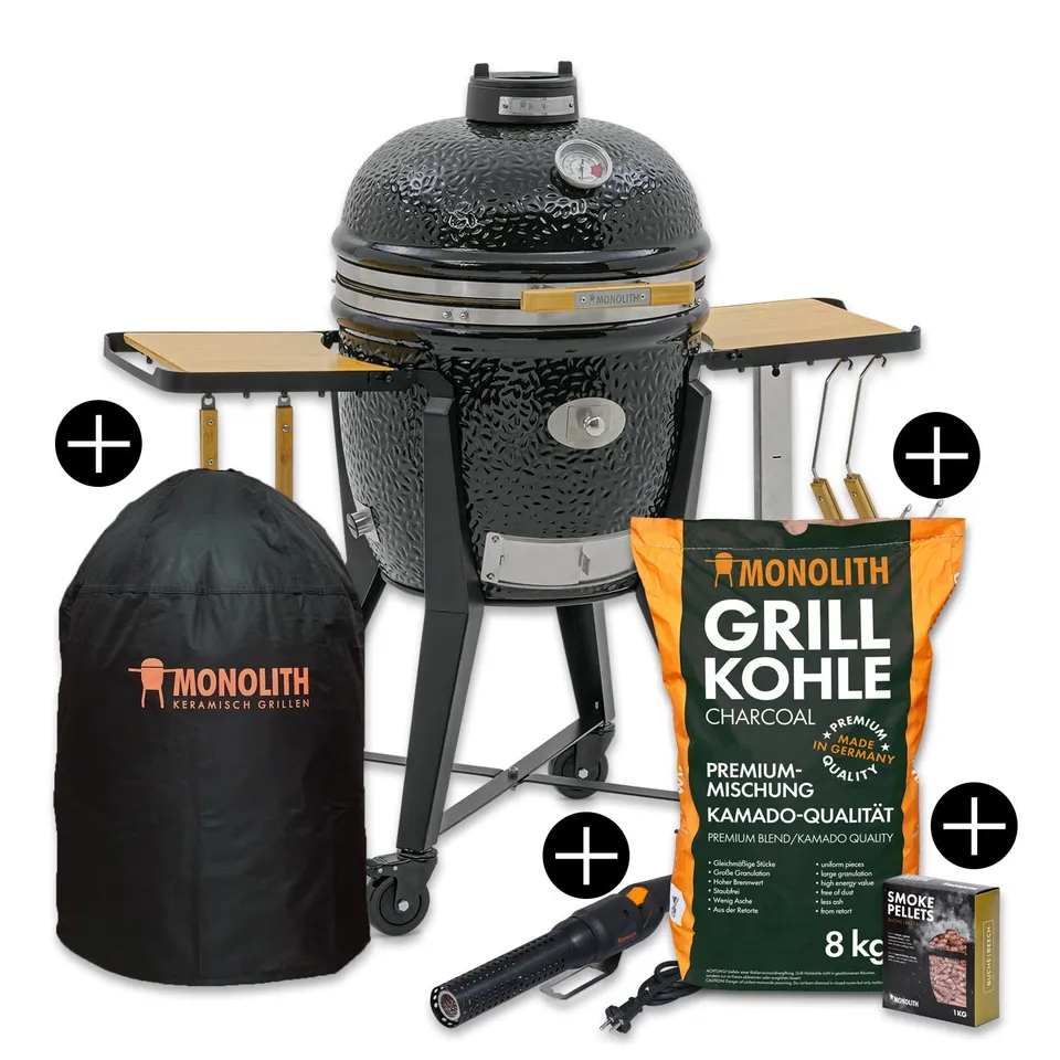 monolith-starterset-two-55-classic-kamado-grill-44-cm-mit-zubeh-r-set image 1