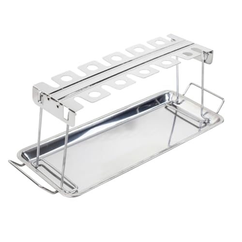 santos-h-hnchenschenkel-halter-edelstahl-43-cm-f-r-22-teile-mit-auffangschale image 8