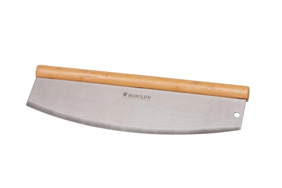 monolith-pizzaschneider-wiegemesser-mit-edelstahlklinge-und-bambusgriff image 1