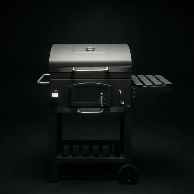 activa-grillwagen-angular-holzkohlegrill-mit-h-henverstellbarer-kohlewanne-und-t image 1