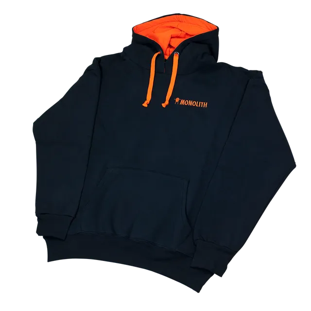 monolith-hoodie-schwarz-mit-kapuze-und-k-ngurutasche image 1