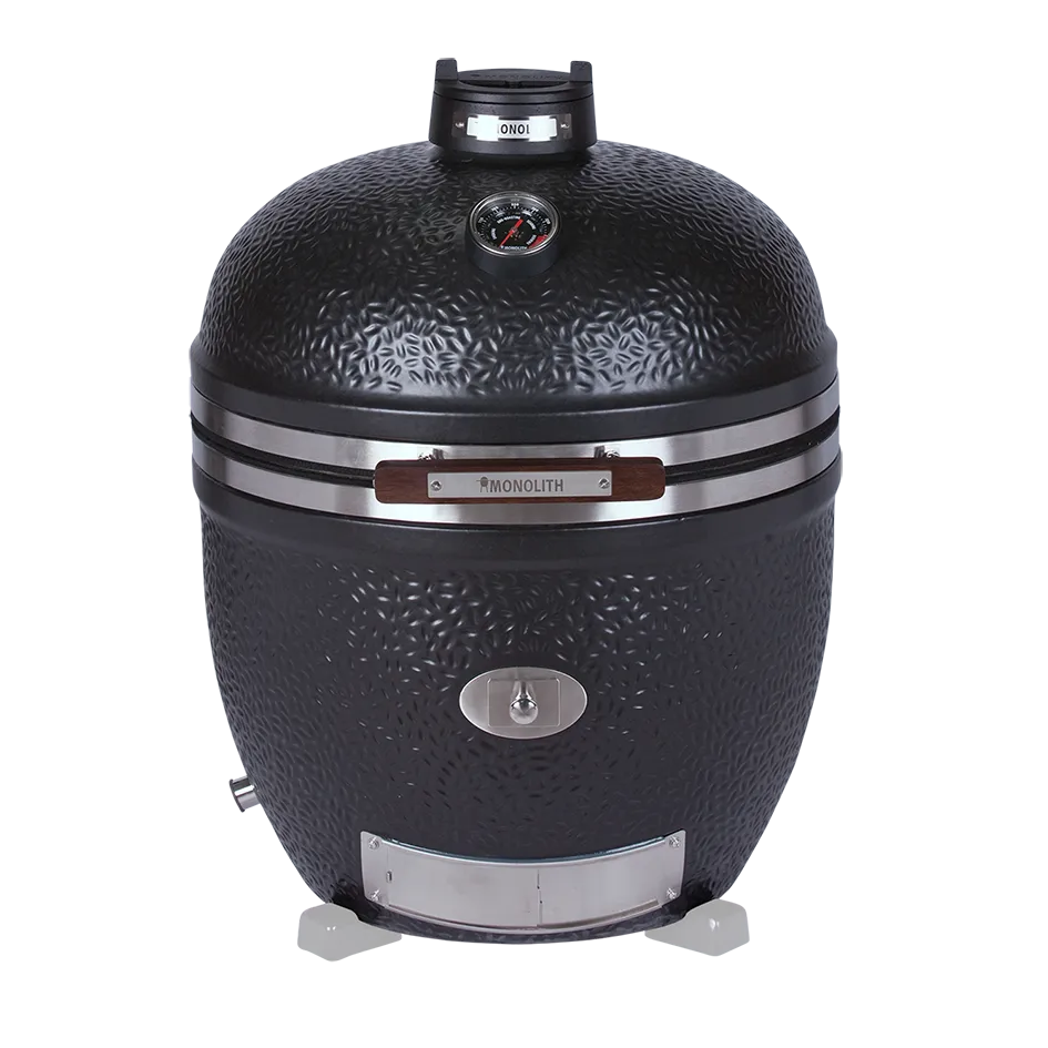 monolith-kamado-avantgarde-66-lechef-52-cm-schwarz-satin-finish image 1